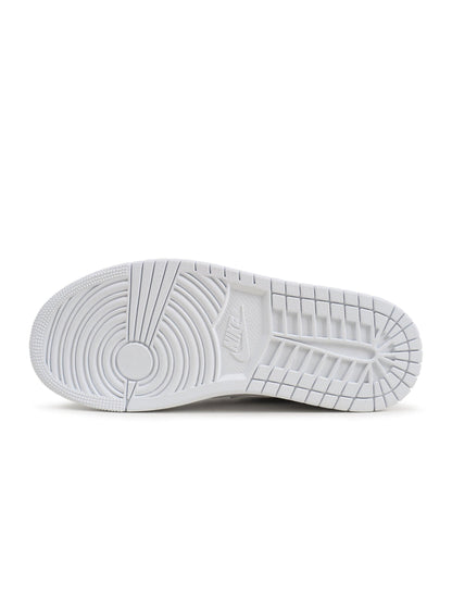 Air Jordan Mens 1 Mid - Triple White