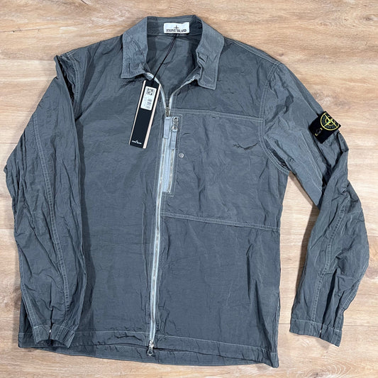 Stone Island Nylon Metal Overshirt in Cement