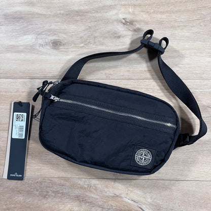 Stone Island Nylon Metal Belt Bag in Black