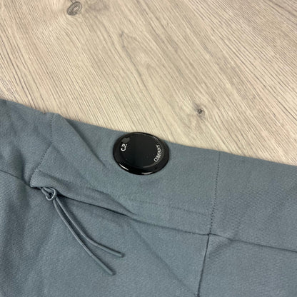 CP Company Raised Fleece Zip Hoodie - Stormy