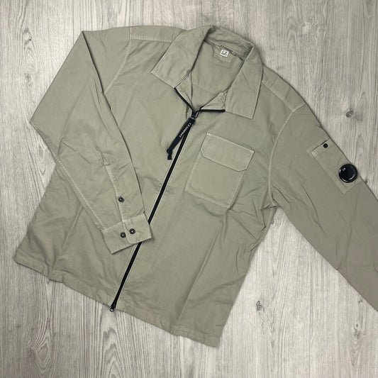 CP Company Zip Overshirt - Vintage Khaki