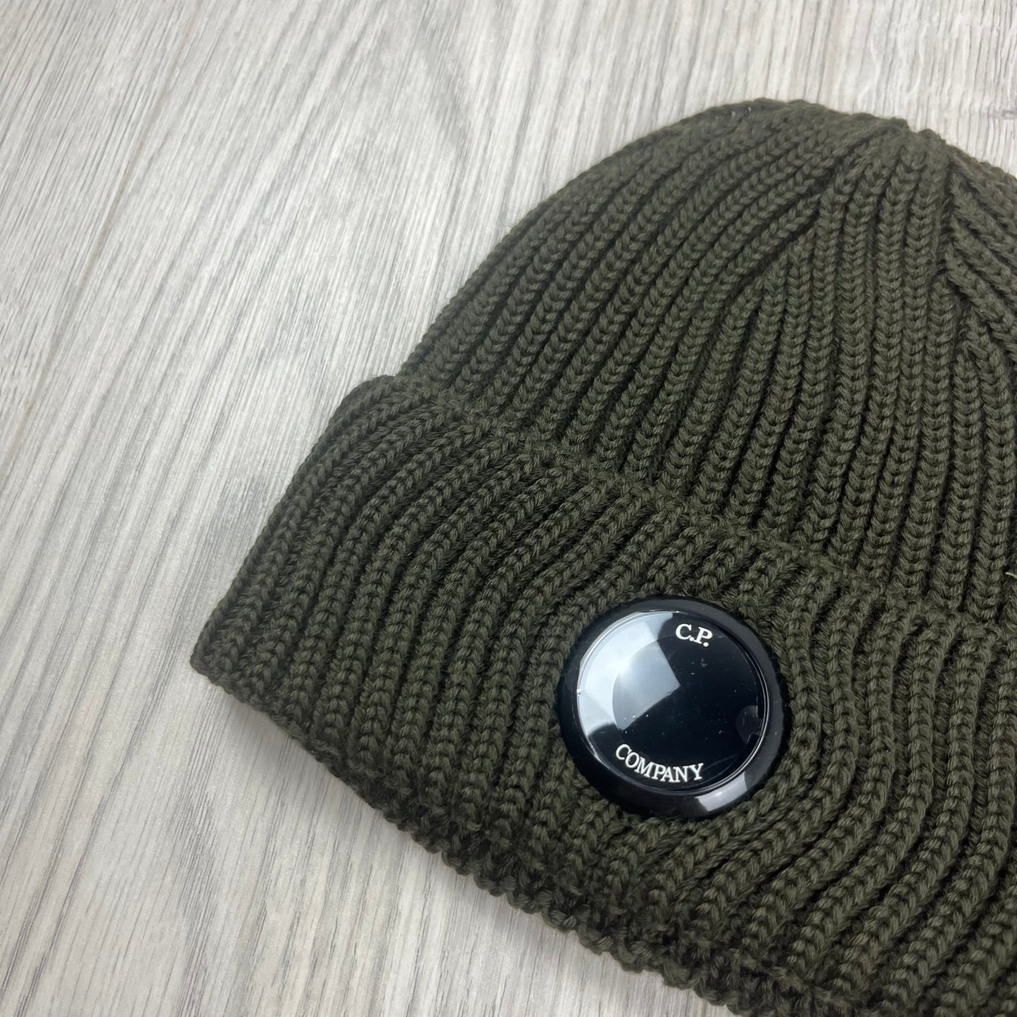CP Company Lens Beanie - Ivy Green