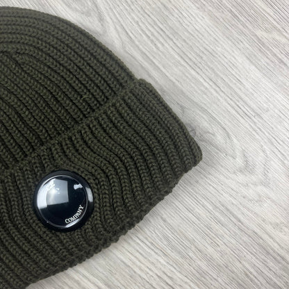 CP Company Lens Beanie - Ivy Green