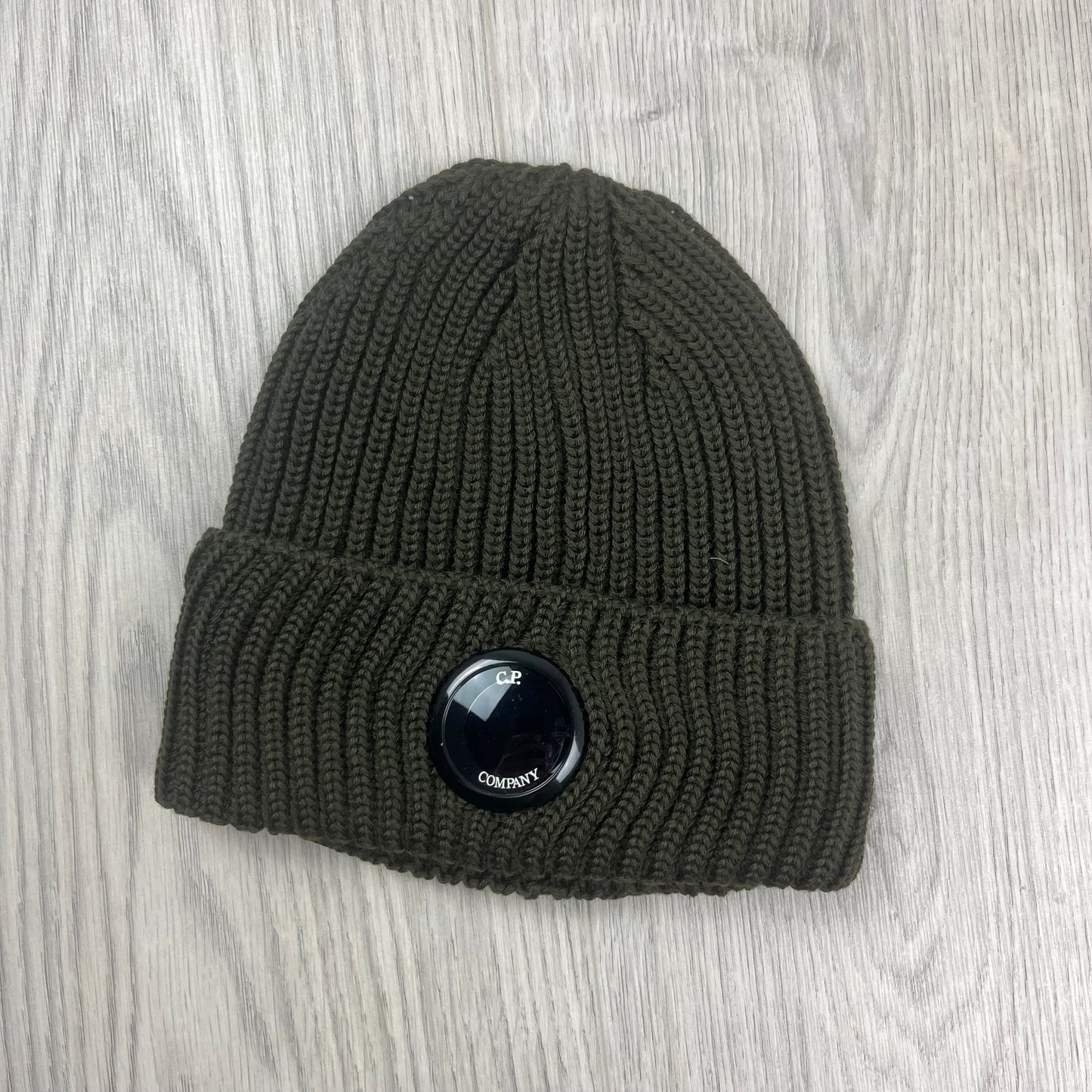 CP Company Lens Beanie - Ivy Green