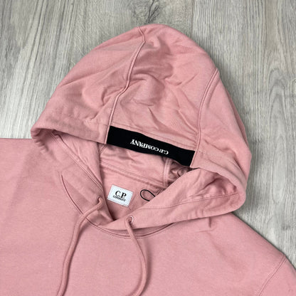 CP Company Raised Fleece Hoodie - Misty Rose