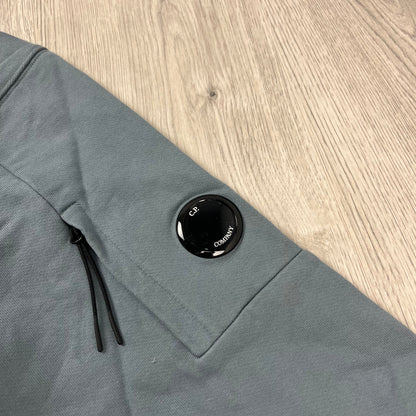 CP Company Raised Fleece Hoodie - Stormy