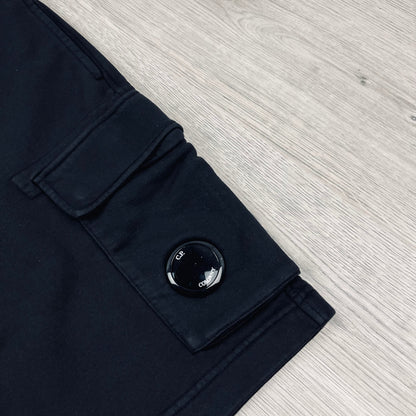 CP Company Raised Fleece Jersey Shorts - Black