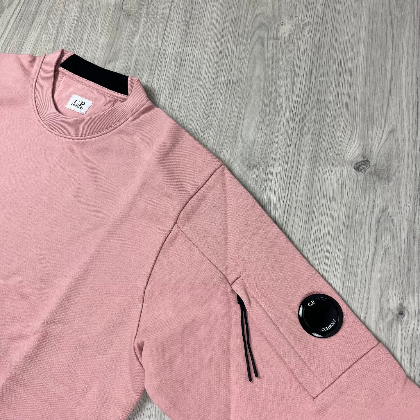 CP Company Raised Fleece Sweatshirt - Misty Rose
