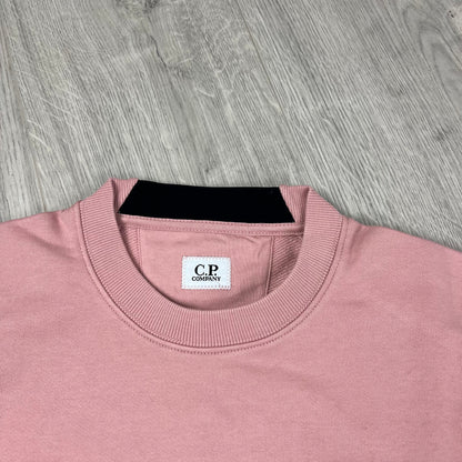 CP Company Raised Fleece Sweatshirt - Misty Rose