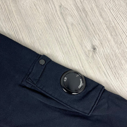 CP Company Raised Fleece Zip Sweatshirt - Navy