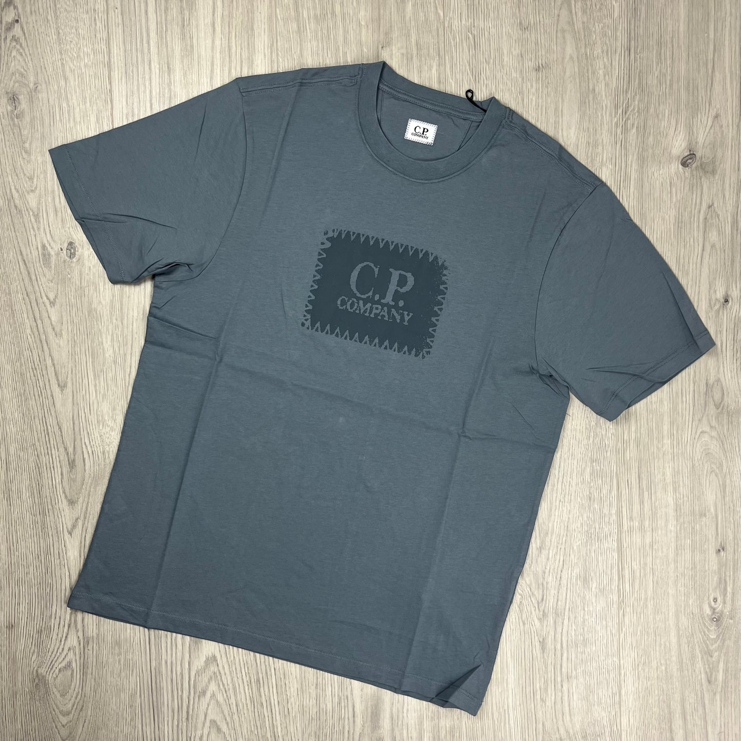 CP Company Stamp T-Shirt - Stormy