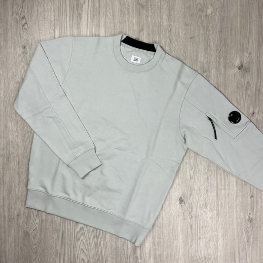 CP Company Raised Fleece Sweatshirt - Blue Fox