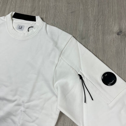 CP Company Raised Fleece Sweatshirt - White