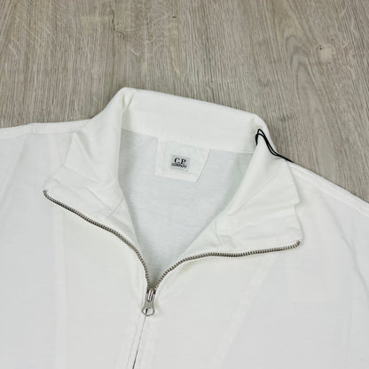 CP Company Zip Polo Shirt - White