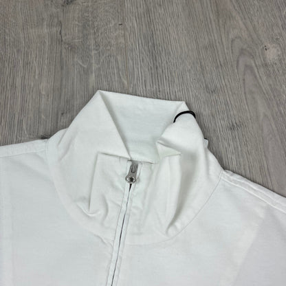CP Company Zip Polo Shirt - White