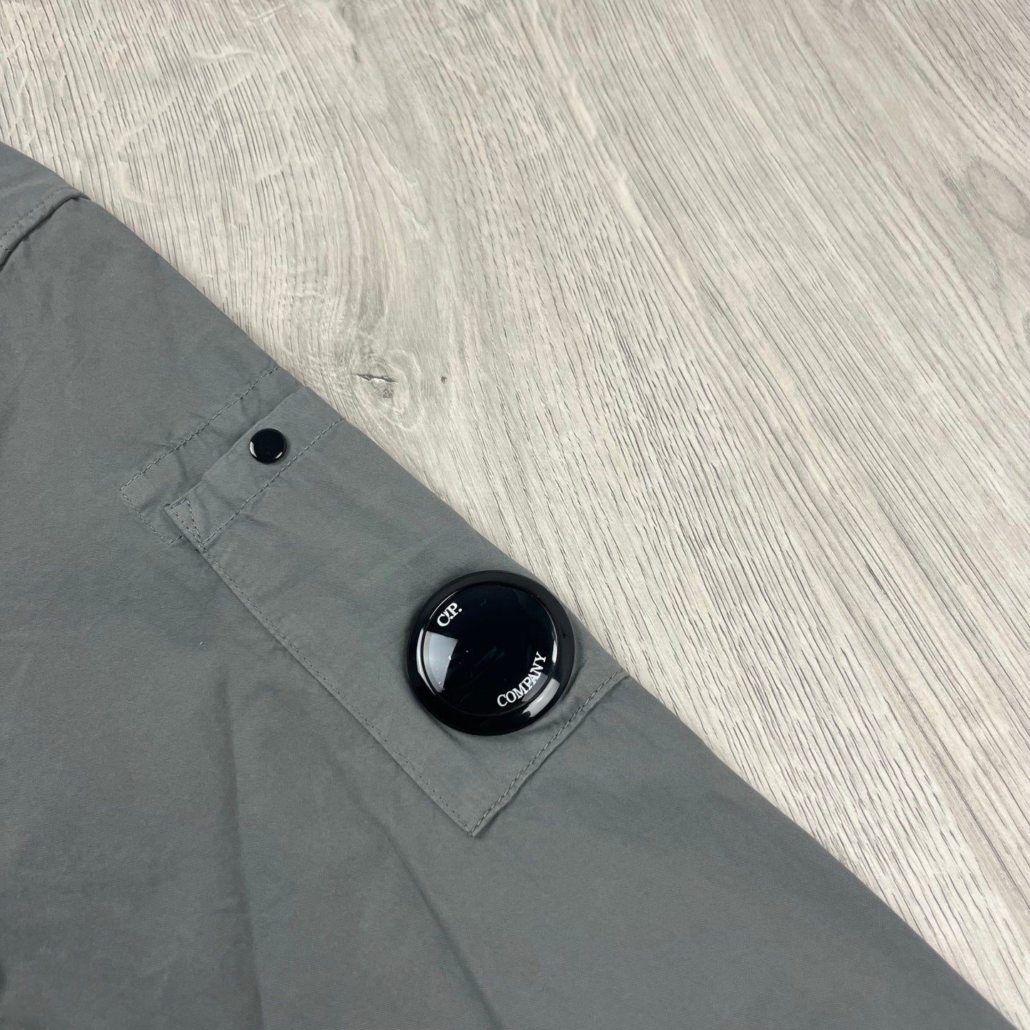 CP Company Zip Overshirt - Smoked Pearl