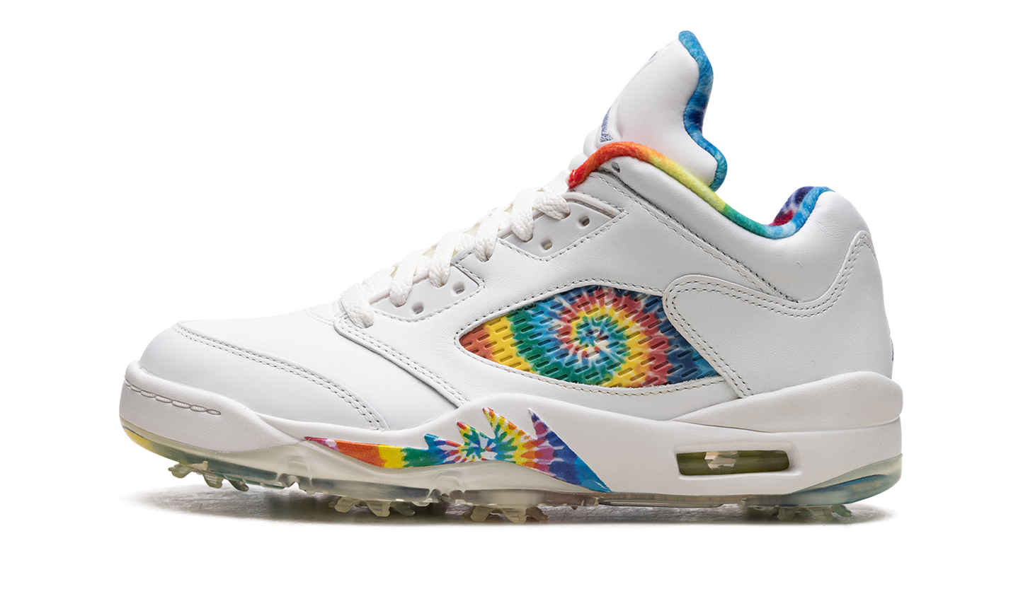 Air Jordan 5 Low Golf "Peace, Love, and Golf" CW4205 100