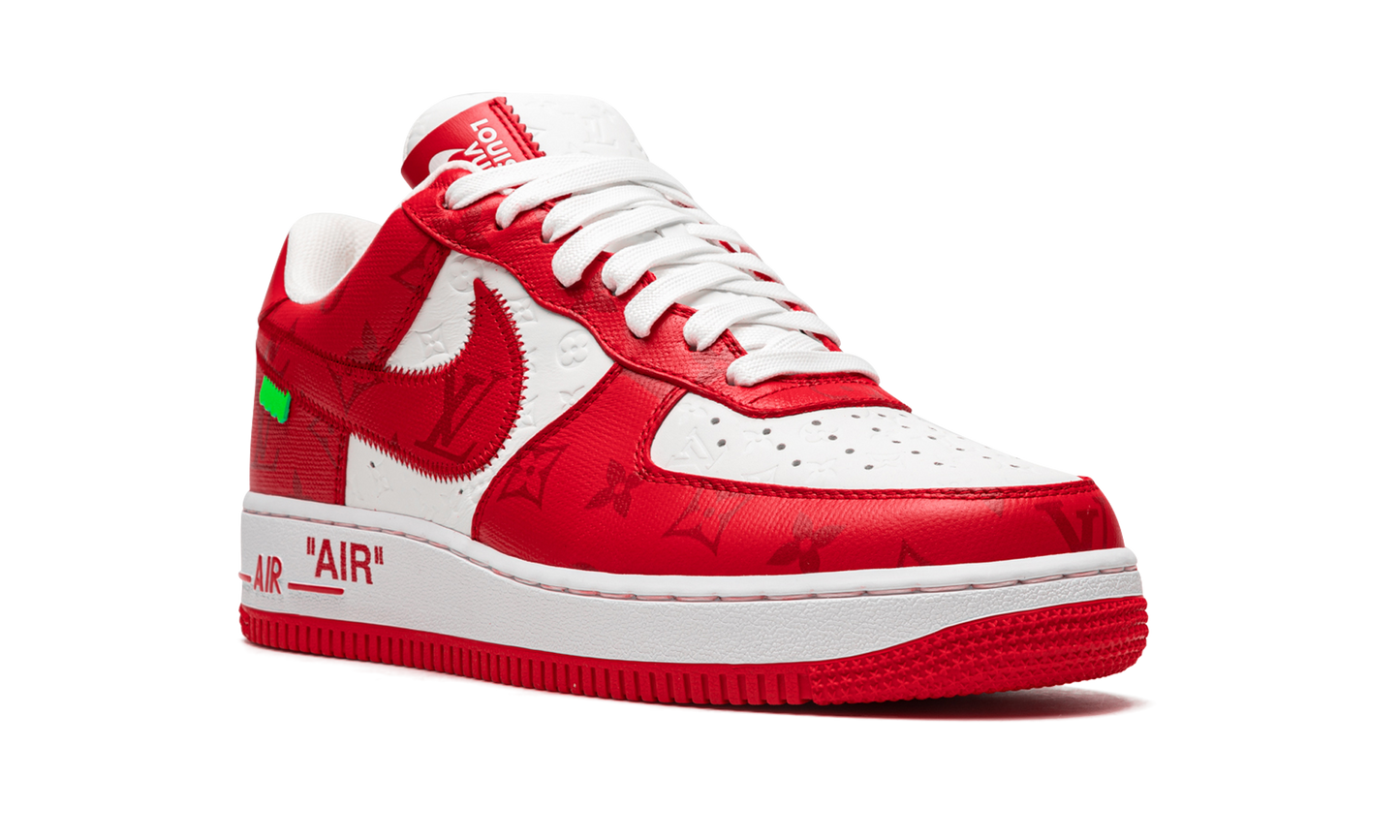 Louis Vuitton Air Force 1 Low "Virgil Abloh - White/Red" 1A9VA9