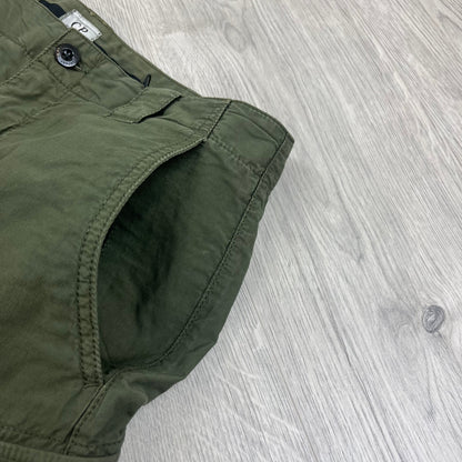 CP Company Cargo Shorts - Bronze Green