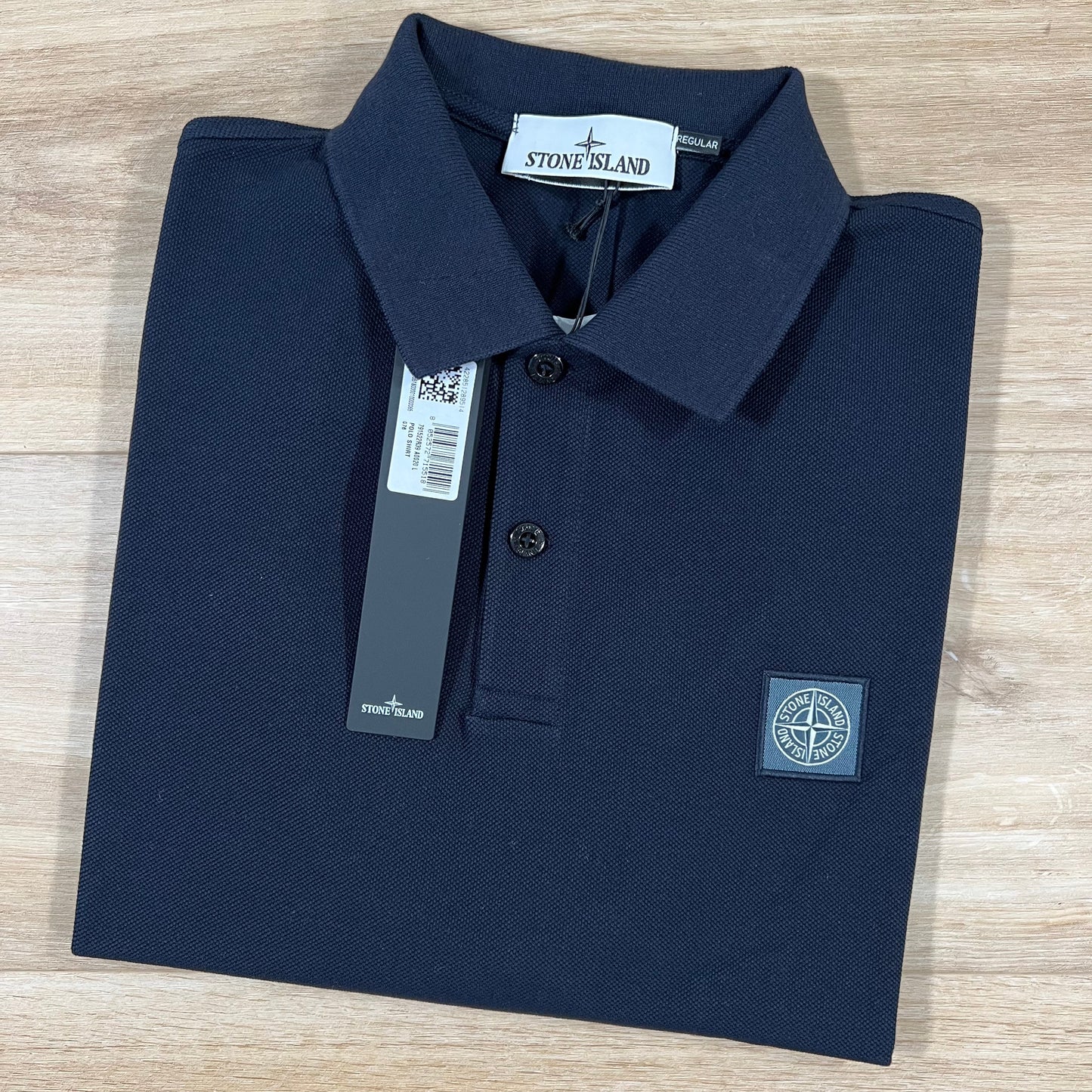 Stone Island Regular Fit Polo Shirt in Navy