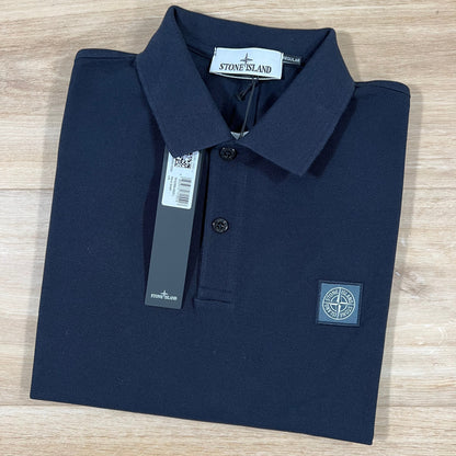 Stone Island Regular Fit Polo Shirt in Navy