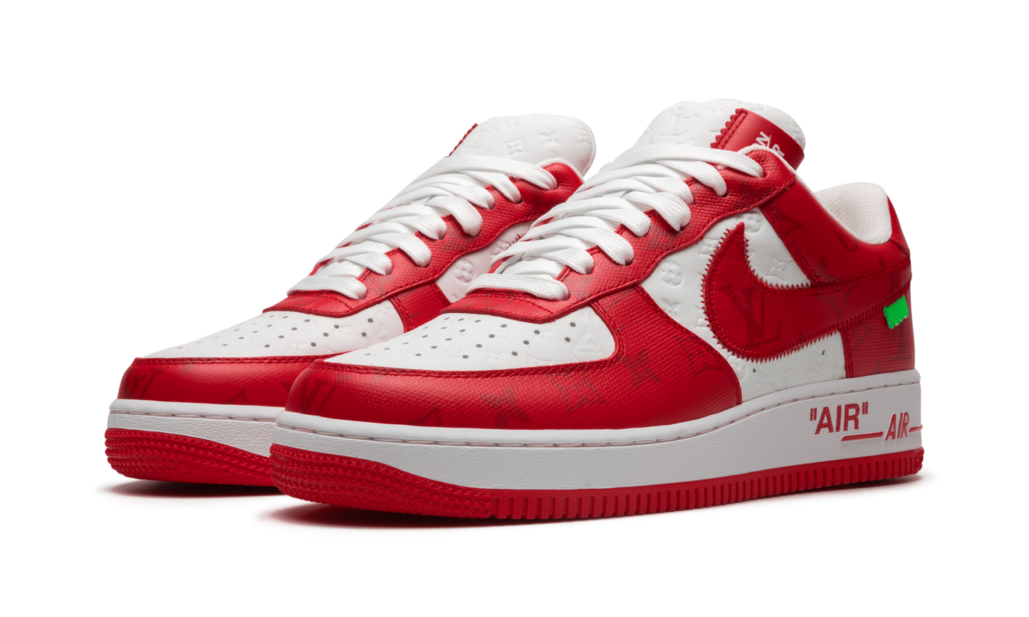 Louis Vuitton Air Force 1 Low "Virgil Abloh - White/Red" 1A9VA9