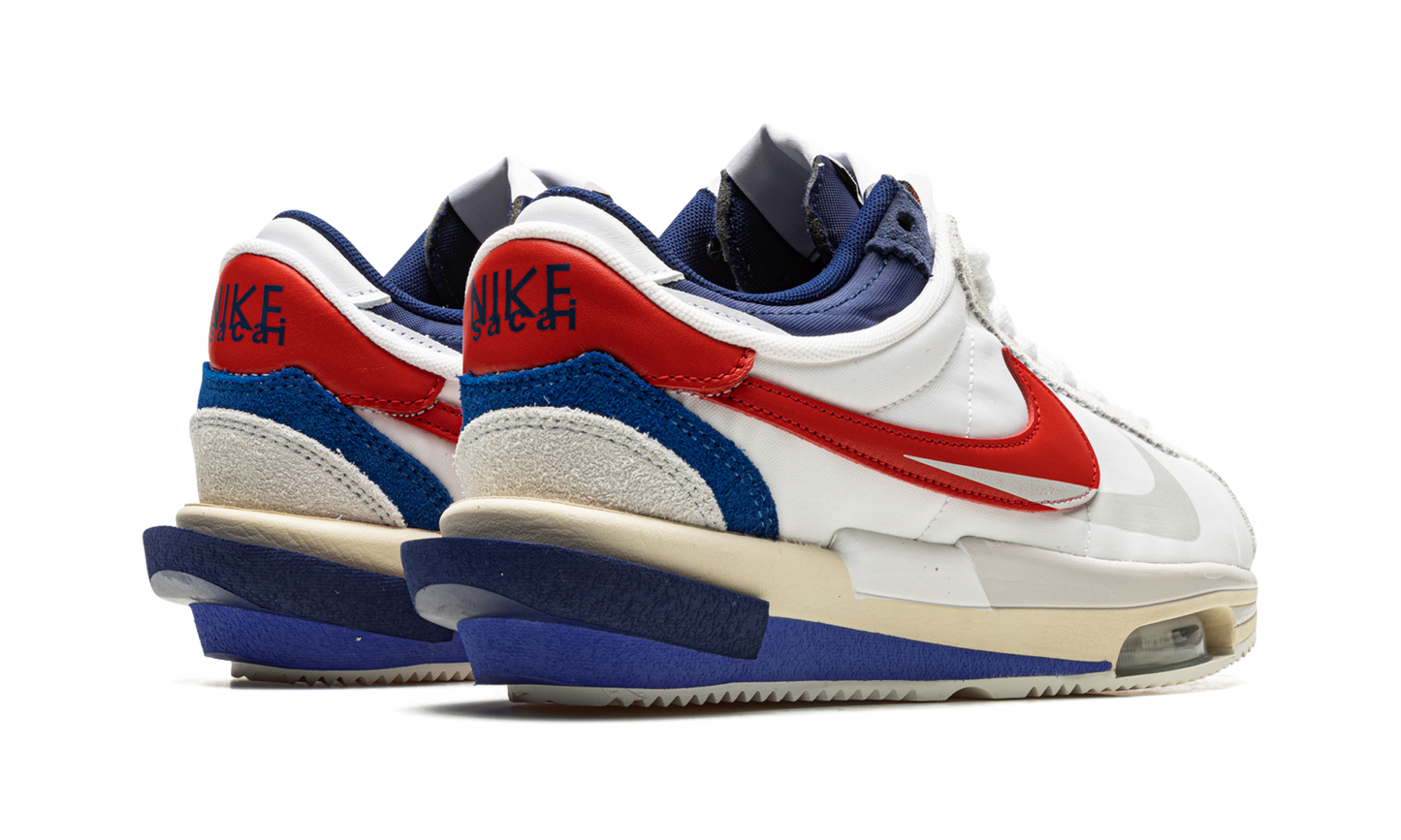 Cortez 4.0 "Sacai - White / Red / Blue" DQ0581 100
