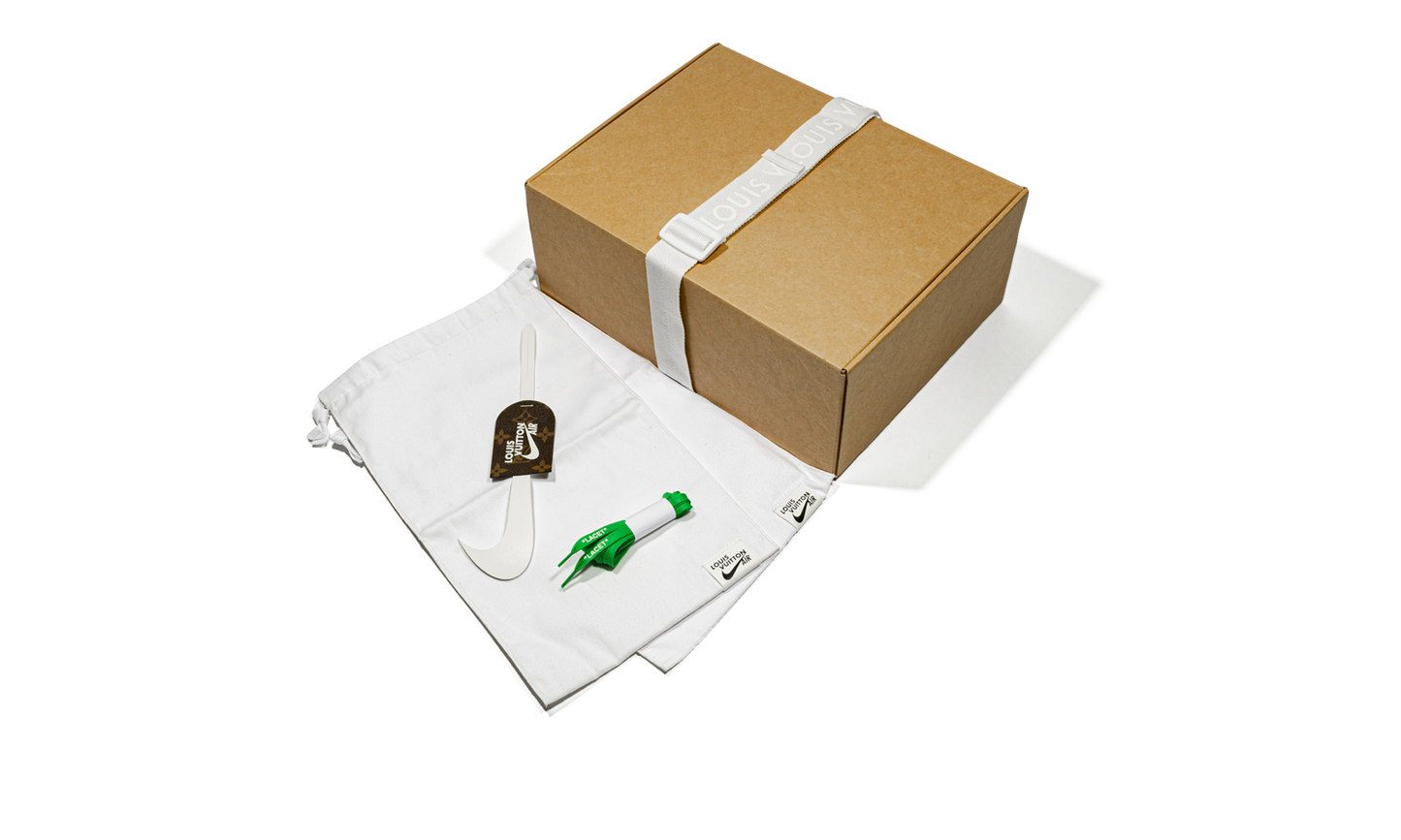 Louis Vuitton Air Force 1 Low "Virgil Abloh - White/Green" 1A9V9U