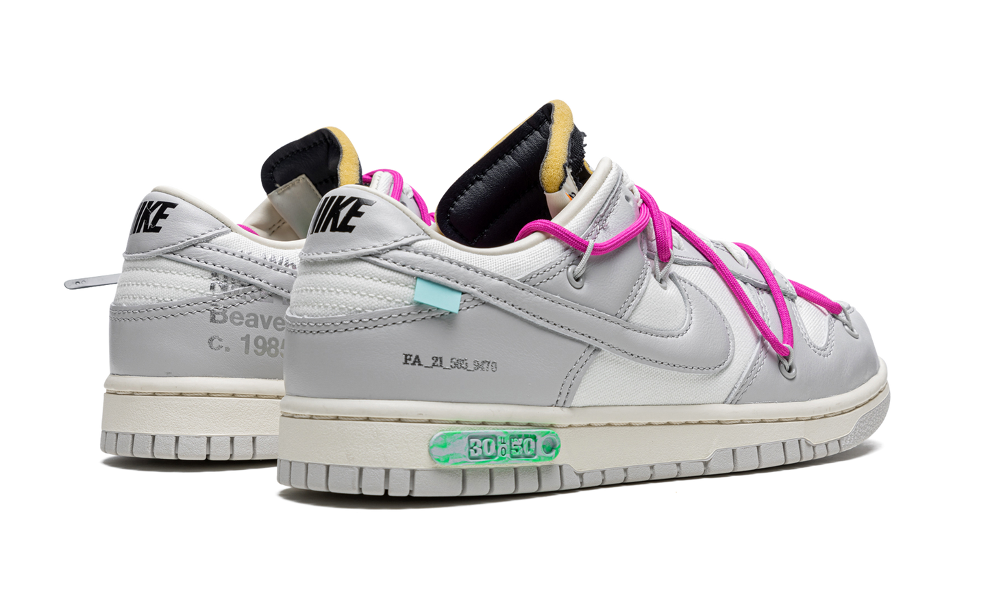Dunk Low "Off-White - Lot 30" DM1602 122