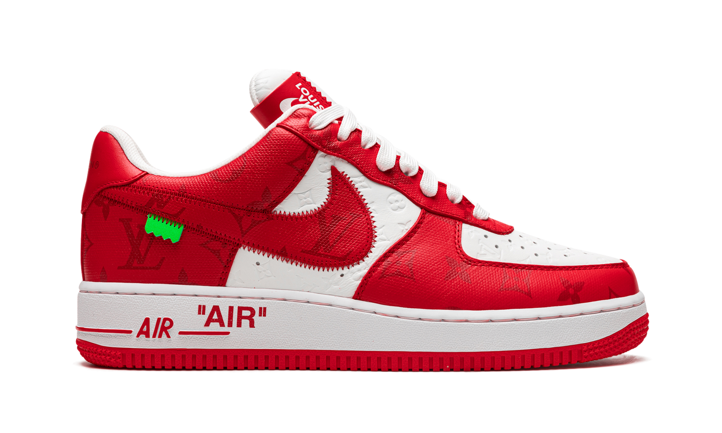 Louis Vuitton Air Force 1 Low "Virgil Abloh - White/Red" 1A9VA9