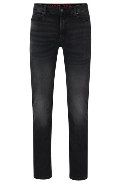 2026 New Hugo Boss Slim Fit 708 Jeans In Dark Grey