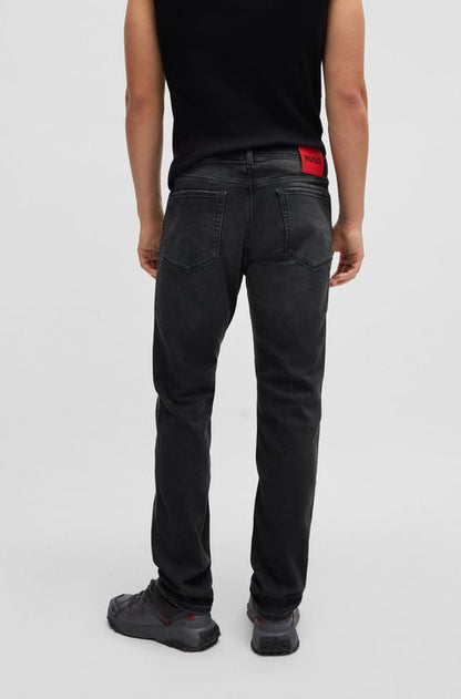 2026 New Hugo Boss Slim Fit 708 Jeans In Dark Grey