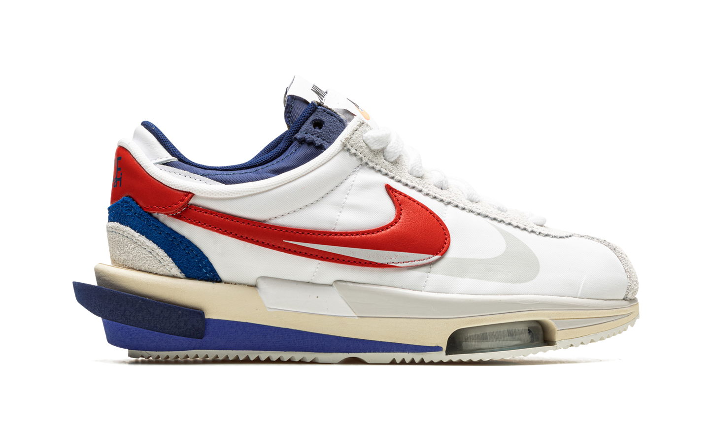 Cortez 4.0 "Sacai - White / Red / Blue" DQ0581 100