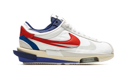 Cortez 4.0 "Sacai - White / Red / Blue" DQ0581 100