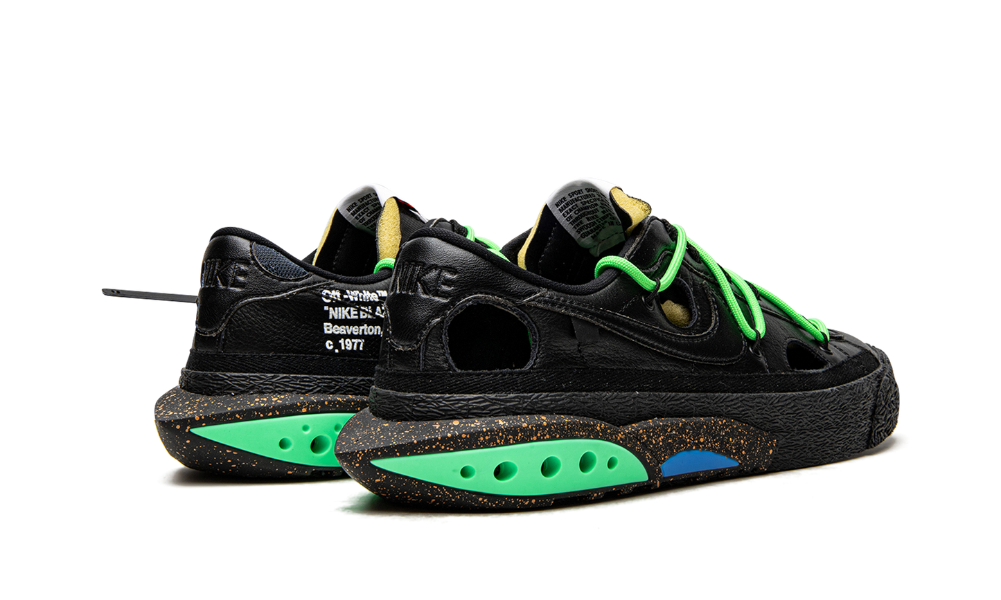 Blazer Low "Off-White - Black / Electro Green" DH7863 001