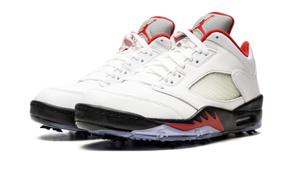 Air Jordan 5 Low Golf "Fire Red - Silver Tongue" CU4523 100