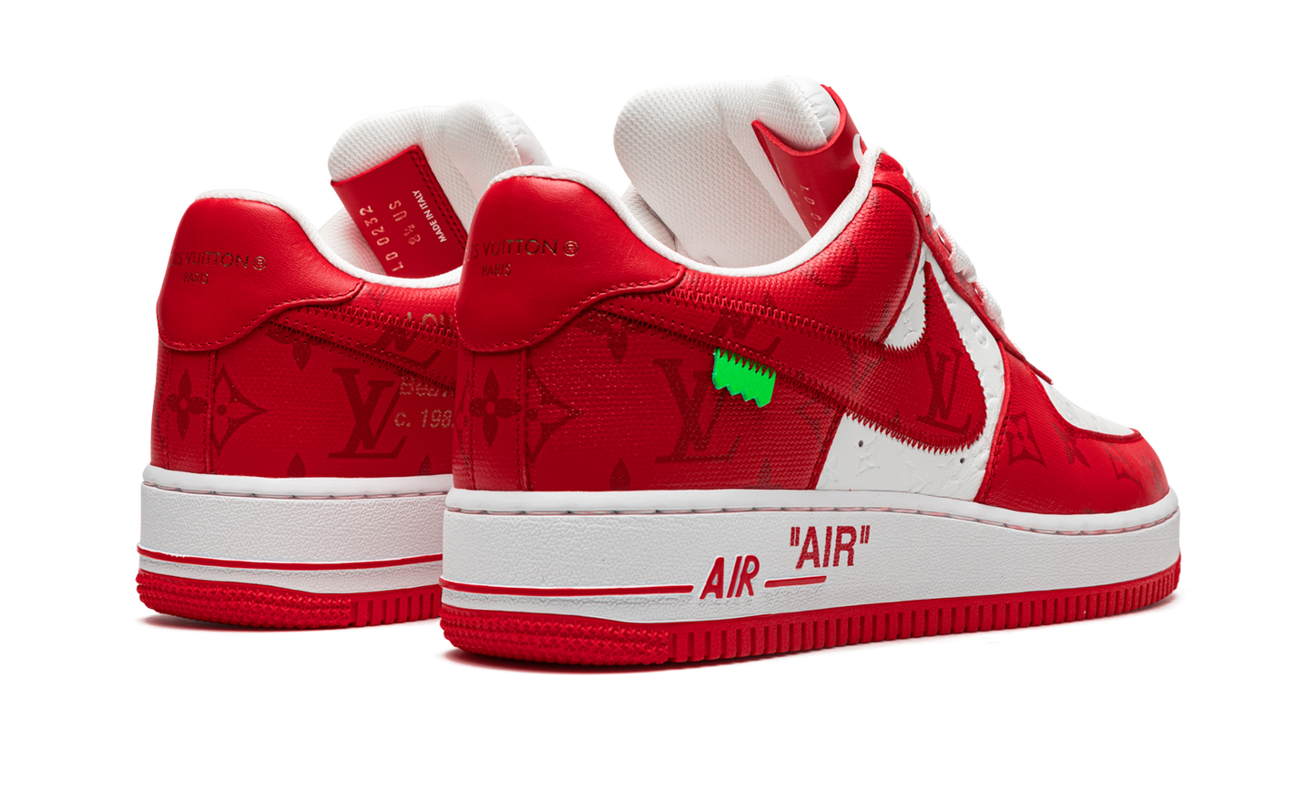 Louis Vuitton Air Force 1 Low "Virgil Abloh - White/Red" 1A9VA9