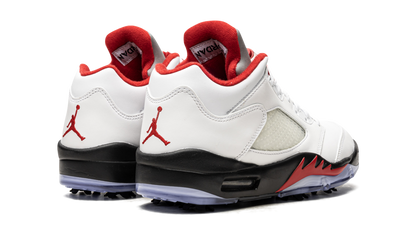 Air Jordan 5 Low Golf "Fire Red - Silver Tongue" CU4523 100
